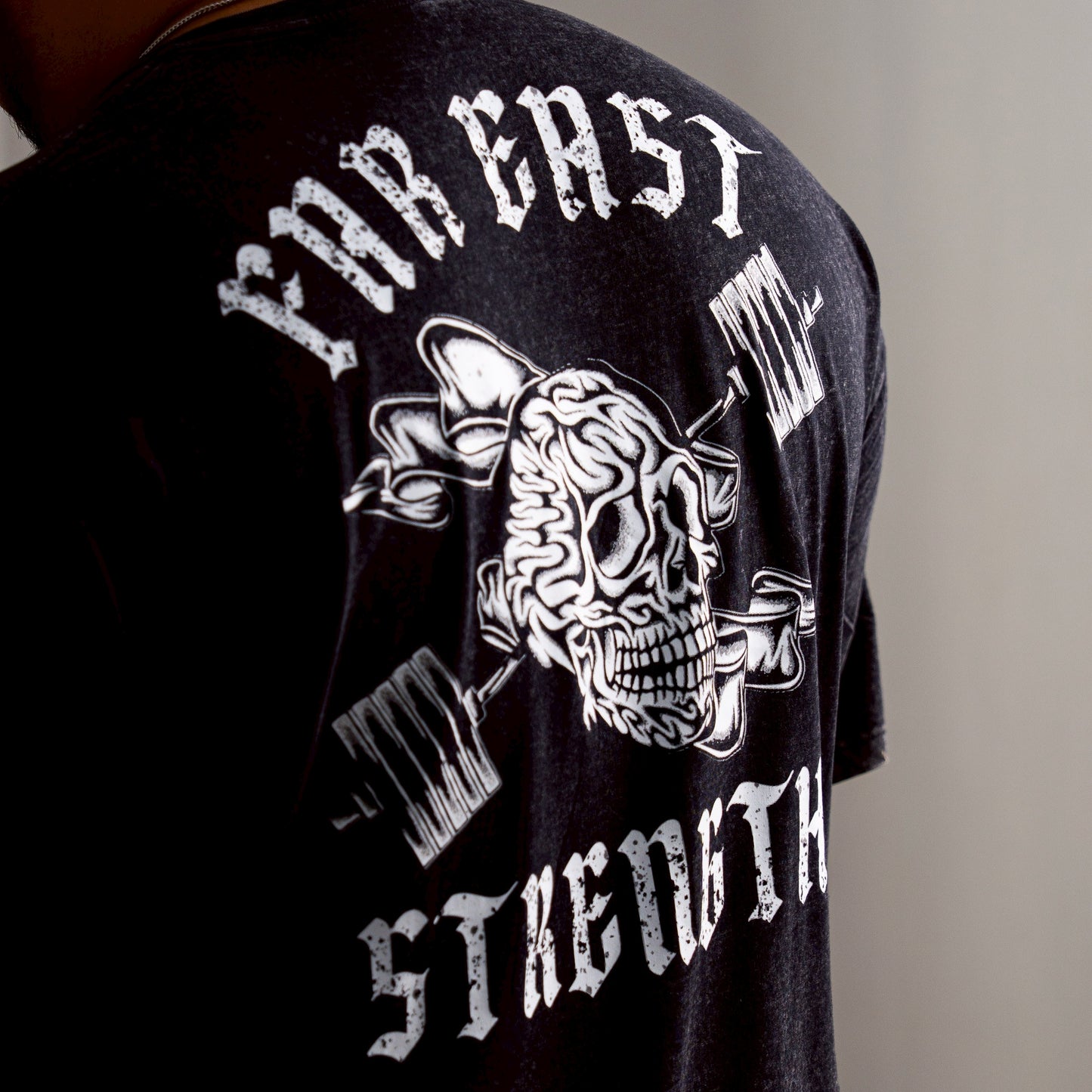 Lightweight Oversize Wash Tee “Skull”