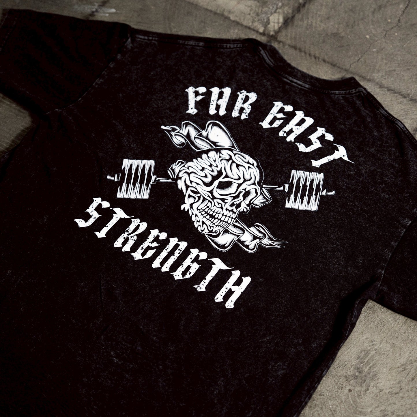Lightweight Oversize Wash Tee “Skull”