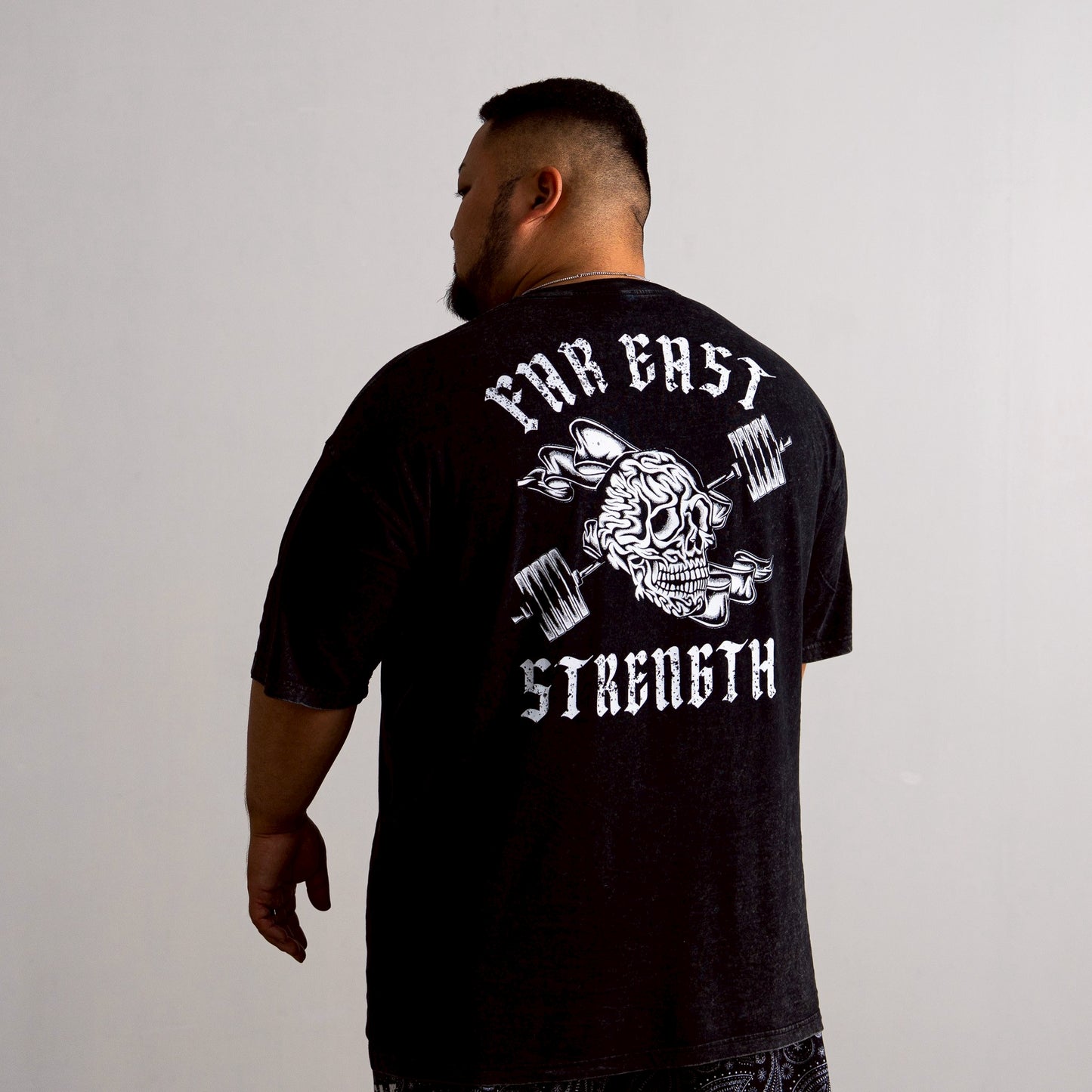 Lightweight Oversize Wash Tee “Skull”