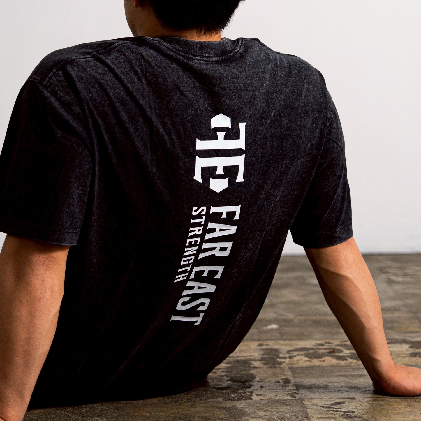 Lightweight Oversize Wash Tee “Vertical”