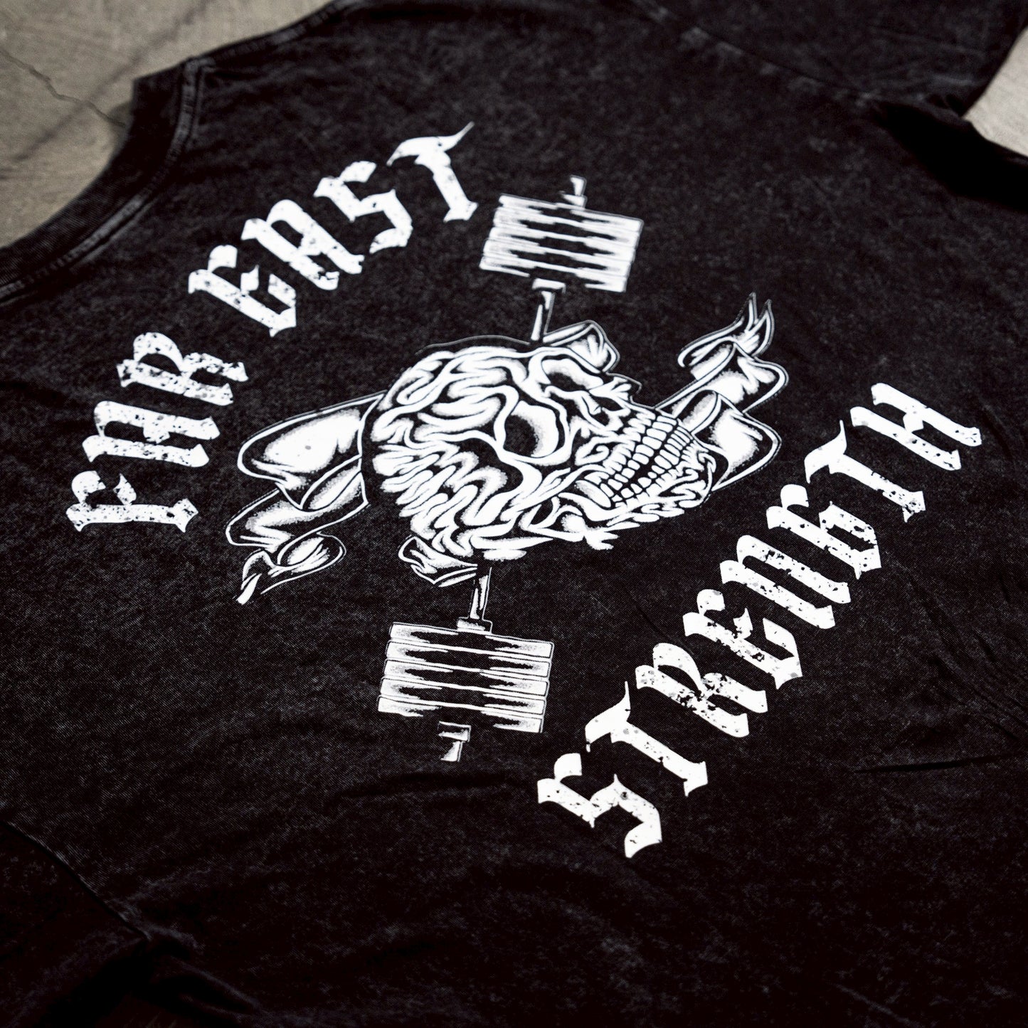 Lightweight Oversize Wash Tee “Skull”