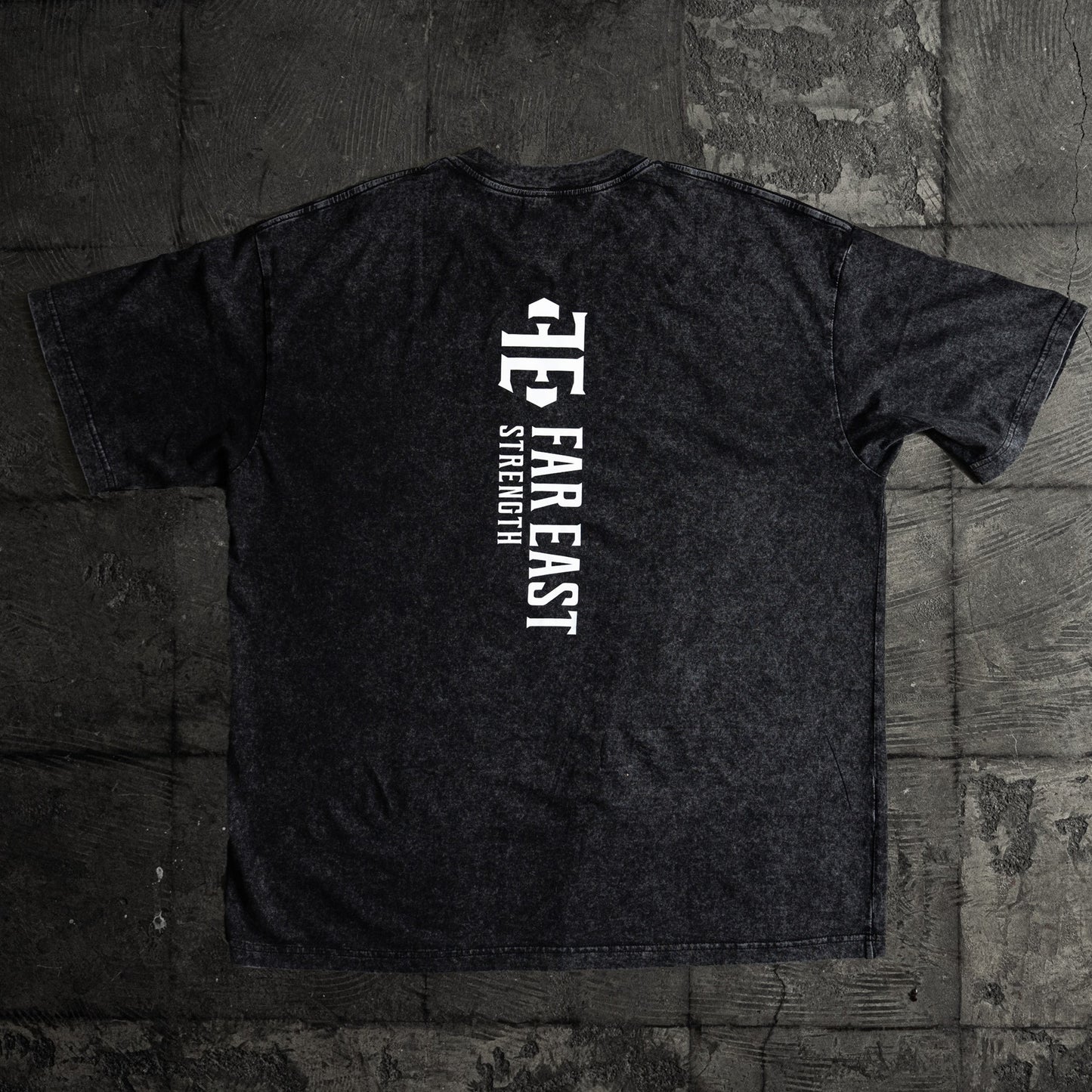 Lightweight Oversize Wash Tee “Vertical”