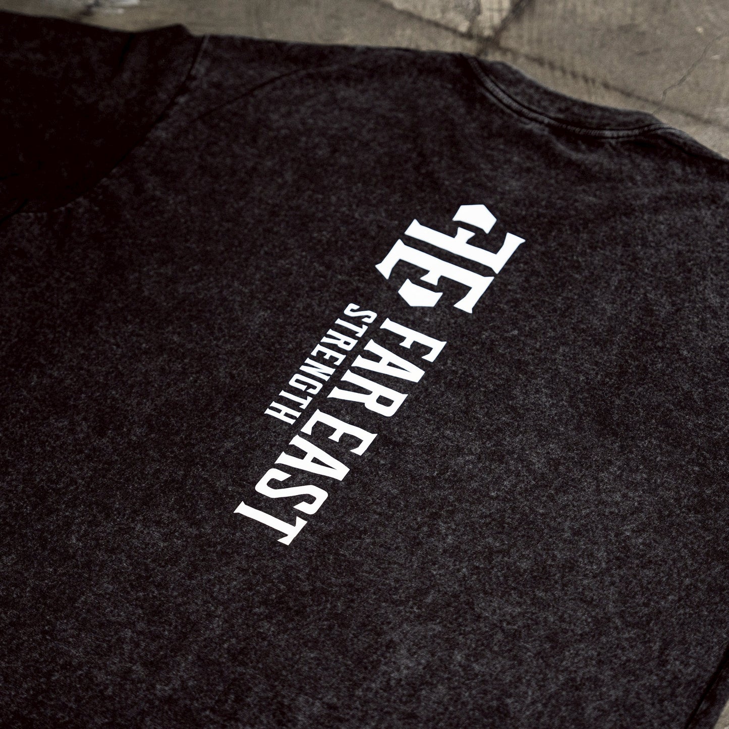 Lightweight Oversize Wash Tee “Vertical”