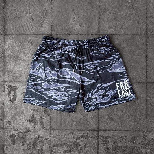 Mesh Training Shorts “Grey Camo”