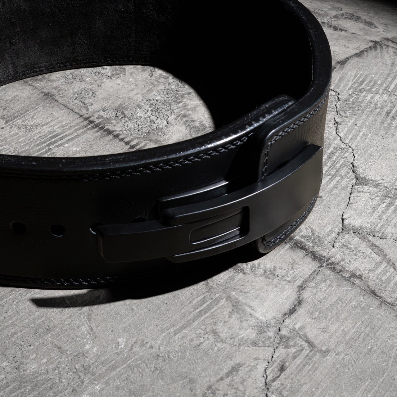13mm Black Lever Belt