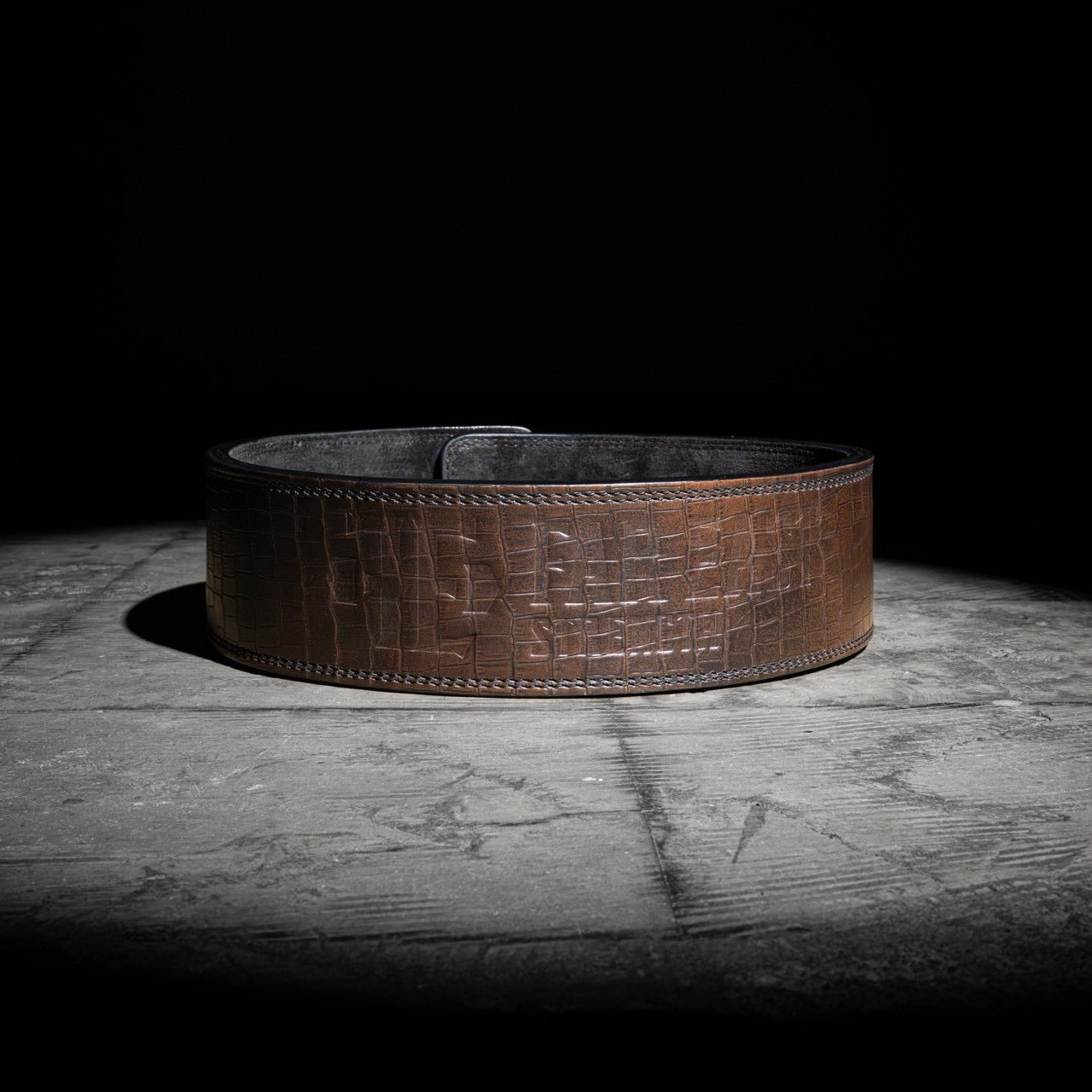 13mm Brown Lever Belt