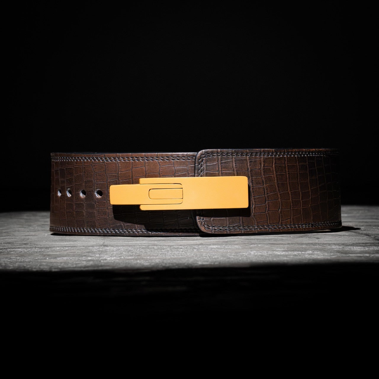 13mm Brown Lever Belt