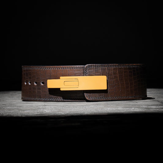 13mm Brown Lever Belt