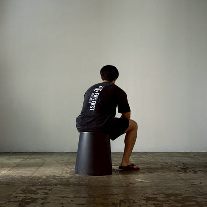 Lightweight Oversize Wash Tee “Vertical”