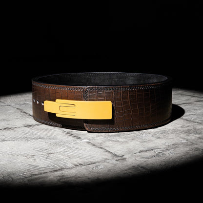13mm Brown Lever Belt