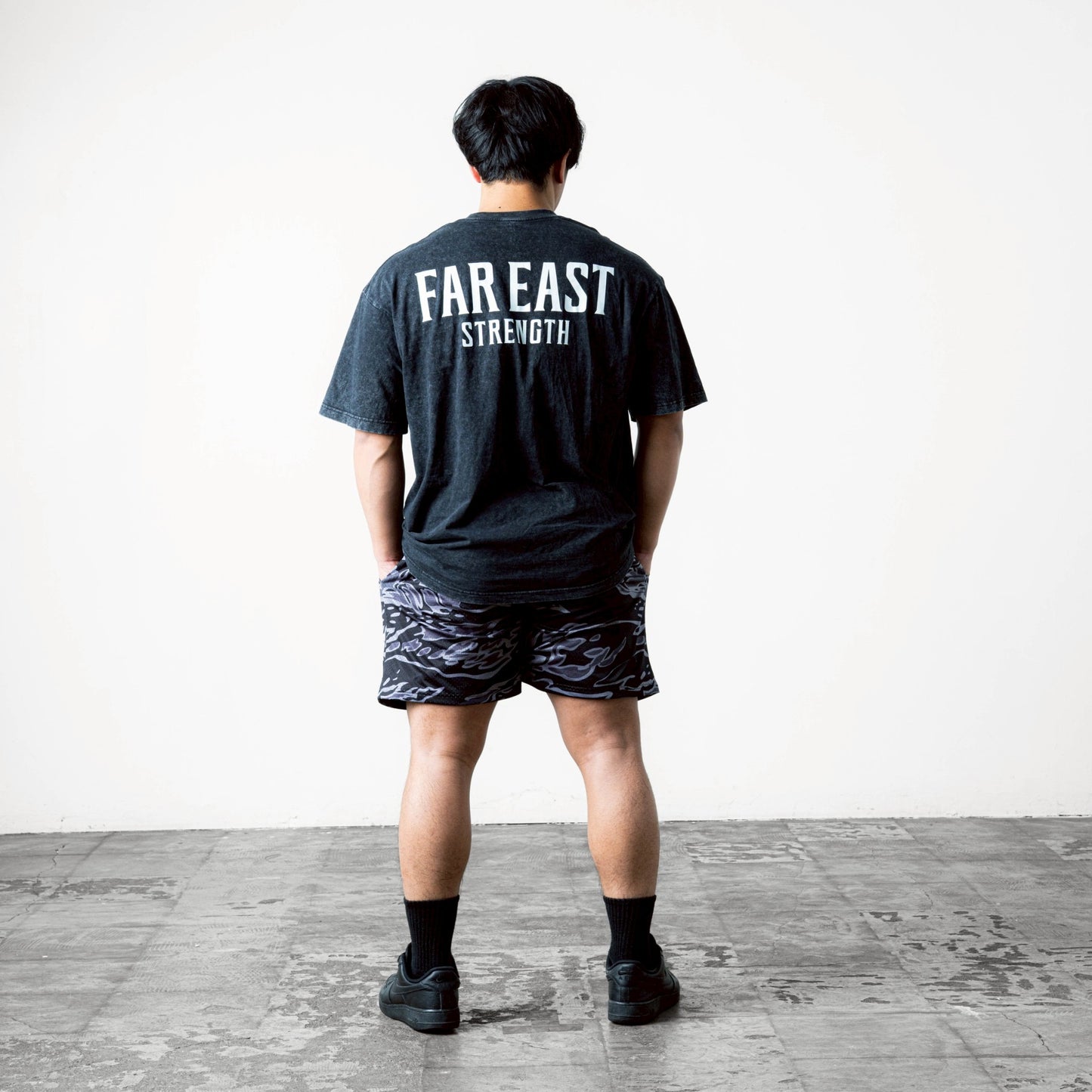 Mesh Training Shorts “Grey Camo”