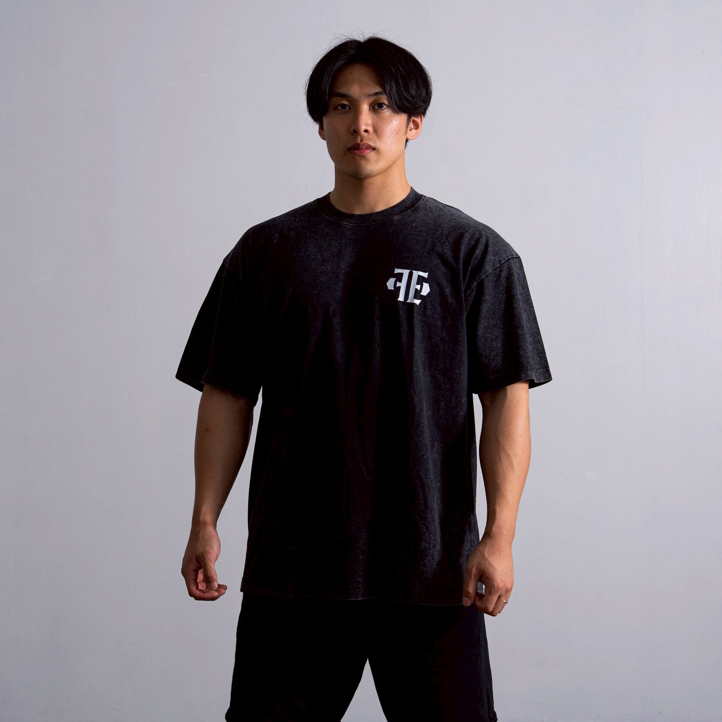 Lightweight Oversize Wash Tee “Vertical”