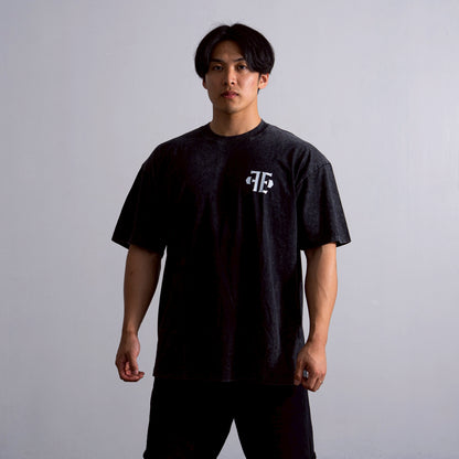 Lightweight Oversize Wash Tee “Vertical”