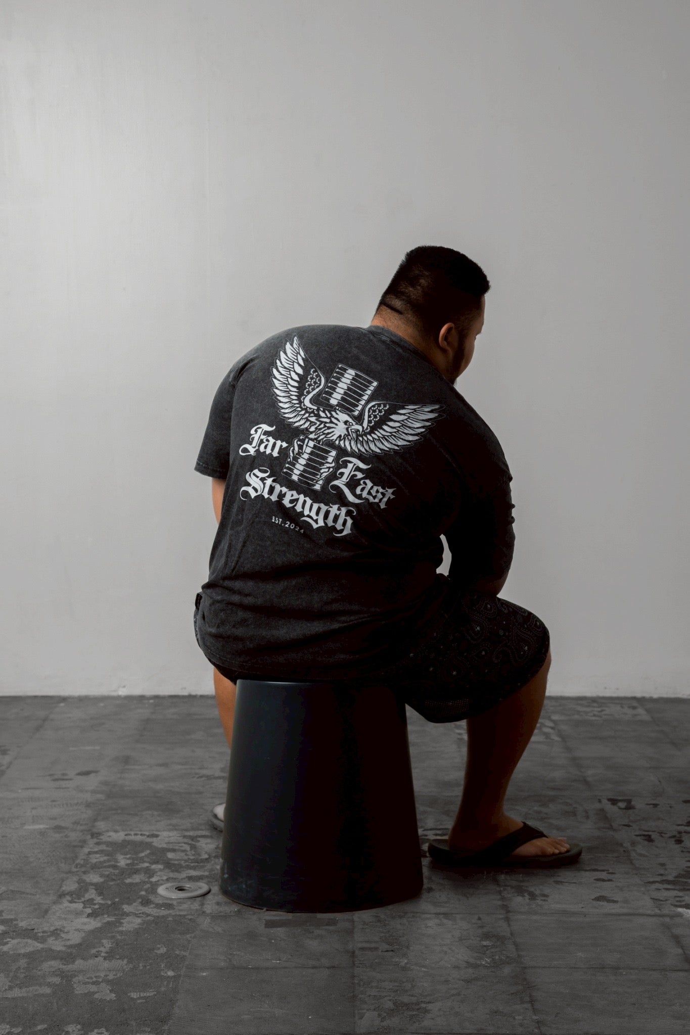 Lightweight Oversize Wash Tee “Eagle”