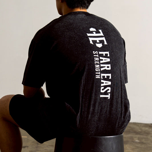 Lightweight Oversize Wash Tee “Vertical”