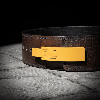 13mm Brown Lever Belt