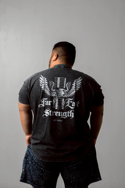 Lightweight Oversize Wash Tee “Eagle”