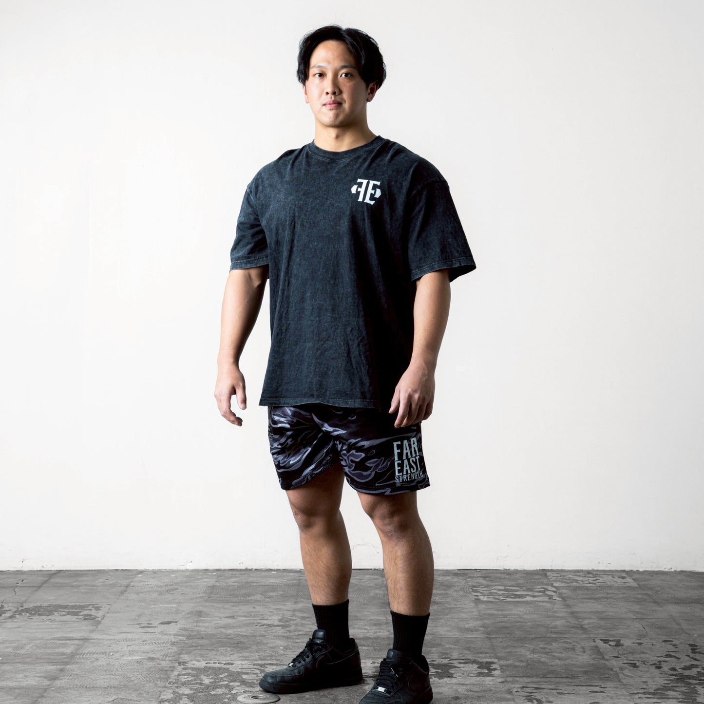 Mesh Training Shorts “Grey Camo”