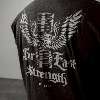 Lightweight Oversize Wash Tee “Eagle”