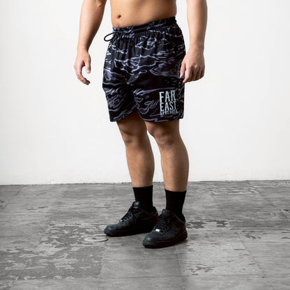 Mesh Training Shorts “Grey Camo”