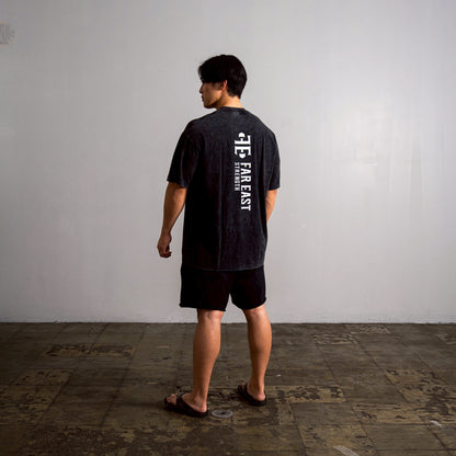 Lightweight Oversize Wash Tee “Vertical”