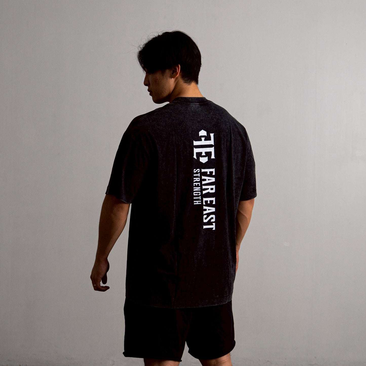 Lightweight Oversize Wash Tee “Vertical”