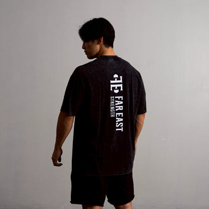 Lightweight Oversize Wash Tee “Vertical”