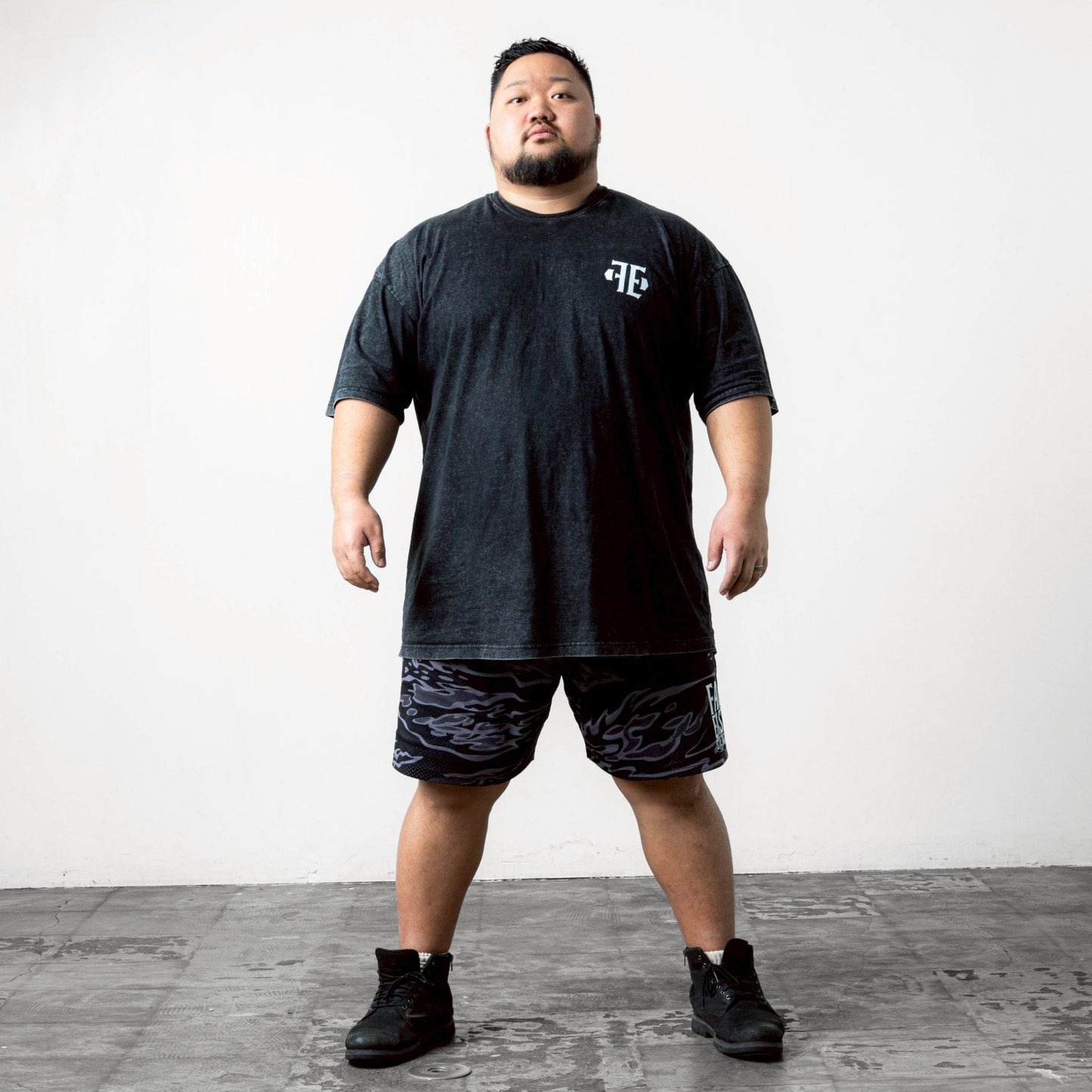 Mesh Training Shorts “Grey Camo”