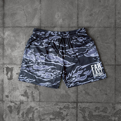 Mesh Training Shorts “Grey Camo”