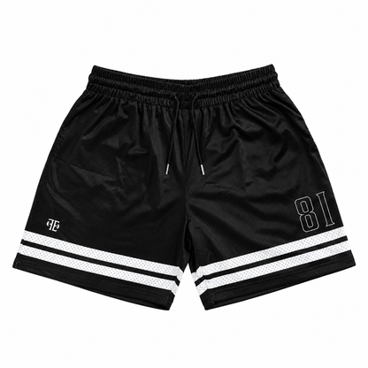 Black Stripe Shorts